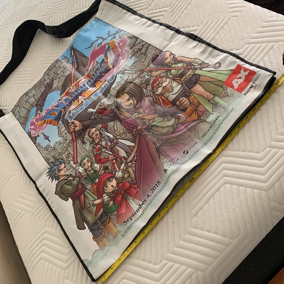 Anime Expo 2018 - Kingdom Hearts III/Dragon Quest XI Extra Large Promo Tote Bag - Picture 4 of 10